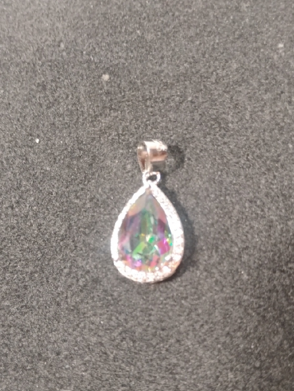 925 Sterling Silver Dazzling Gemstone Pendant New
